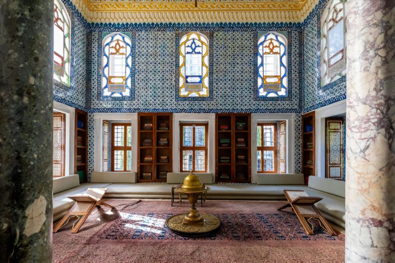 palatul interior din Topkapi turcia