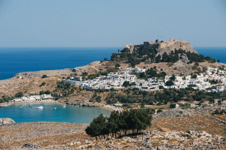 Peisaj din Insula Rodos, Grecia