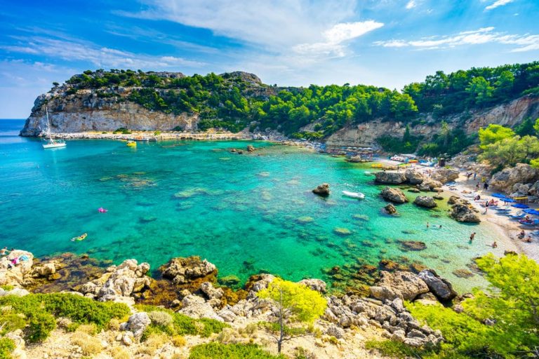 Plaja Faliraki, Grecia