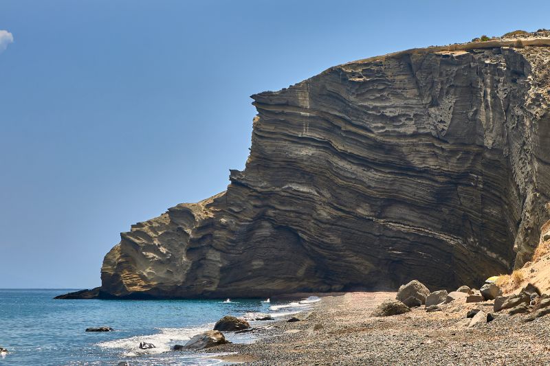 plaja kolumbo din santorini